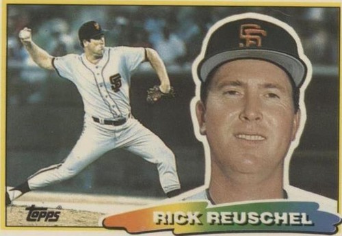 1988 Topps Big Rick Reuschel 2088d San Francisco Giants #188