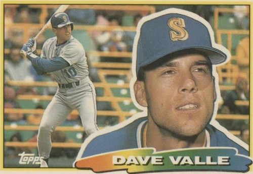 1988 Topps Big - Dave Valle #210