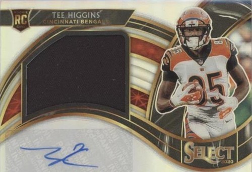 NFLカード Tee Higgins 世界1枚限定パッチカード含む3枚セット TEE HIGGINS 2024 Donruss Threads Jersey Patch #DTH-THI