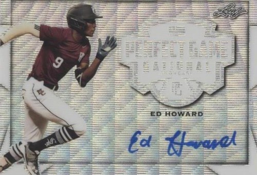 2019 Leaf Perfect Game National Showcase - Ed Howard #BA-EH1