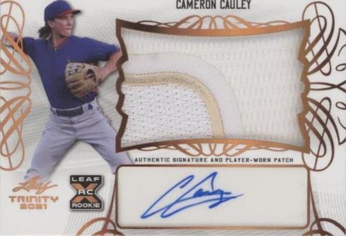 2021 Leaf Trinity - Cameron Cauley #PA-CC2