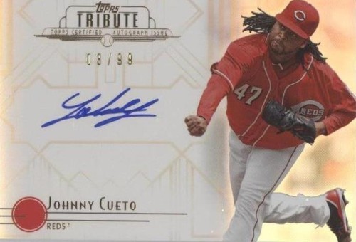 2014 Topps Tribute - Johnny Cueto #TA-JCU