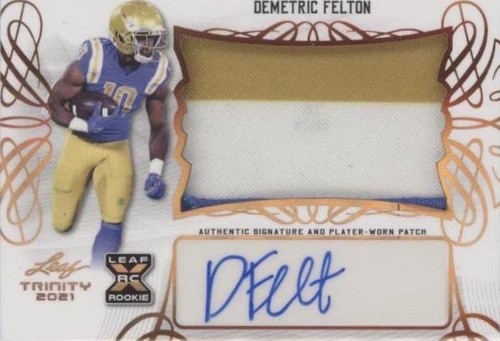 2021 Leaf Trinity Demetric Felton #PA-DF2