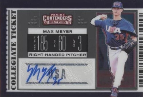 2019 Panini Elite Extra Edition - Max Meyer #USA-MM