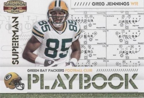 2008 Donruss Gridiron Gear Greg Jennings #PL-16