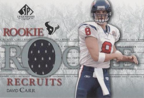 2002 SP Legendary Cuts David Carr #RR-DC