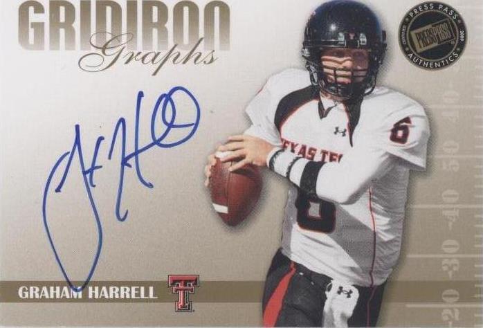 2009 Press Pass Signature Edition Graham Harrell #GG-GH