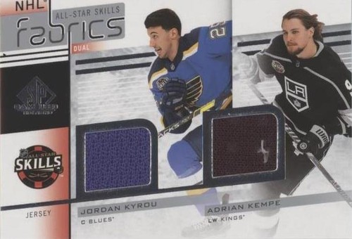 2022-23 Upper Deck SP Game Used - Adrian Kempe Jordan Kyrou #AS2-13