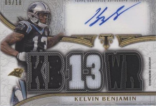 2015 Topps Triple Threads Kelvin Benjamin #TTAR-KB