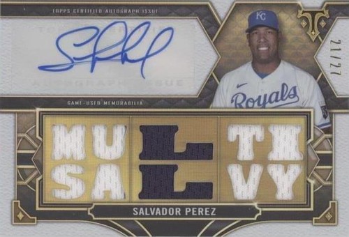 2022 Topps Triple Threads - Salvador Perez #TTAR-SPE1