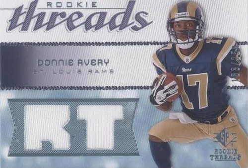 2008 SP Rookie Threads Donnie Avery #RT-DA