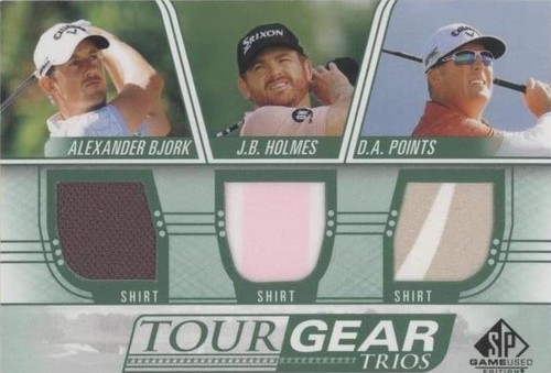 2021 SP Game Used - Alexander Bjork D.A. Points J.B. Holmes #TG3-BHP