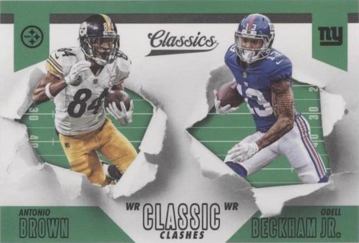 2018 Panini Classics Antonio Brown Odell Beckham Jr. #7