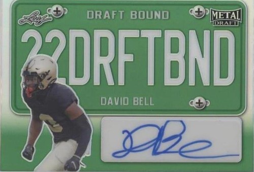 2022 Leaf Metal Draft David Bell #DB-DB1