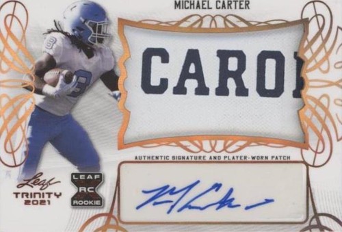 2021 Leaf Trinity Michael Carter #PA-MC1