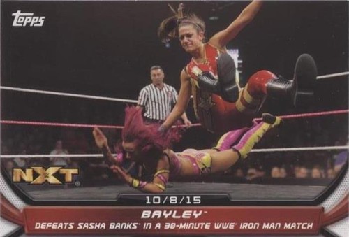 2016 Topps WWE Divas Revolution - Bayley Sasha Banks #8