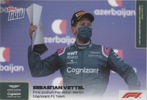 2021 Topps Now F1 - Sebastian Vettel #016