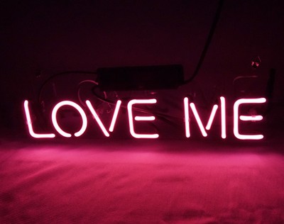 LOVE ME BEER BAR CLUB LAMP POSTER LED NEON LIGHT SIGN 14quotX5quot TN040