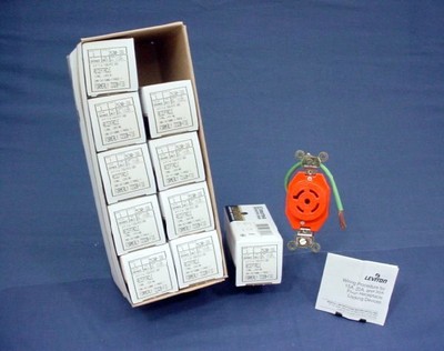 10 Leviton ISOLATED GND Locking Receptacles L23-20R 20A 347/600V 3ØY 2530-IG-063
