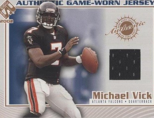 2002 Pacific Private Stock Reserve Michael Vick #9