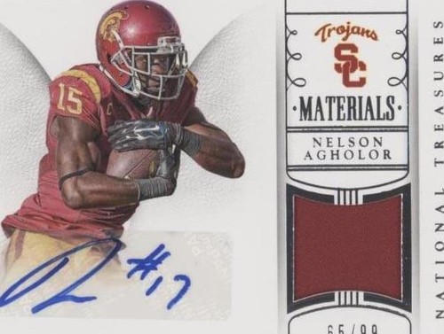 2015 Panini National Treasures College Nelson Agholor #80