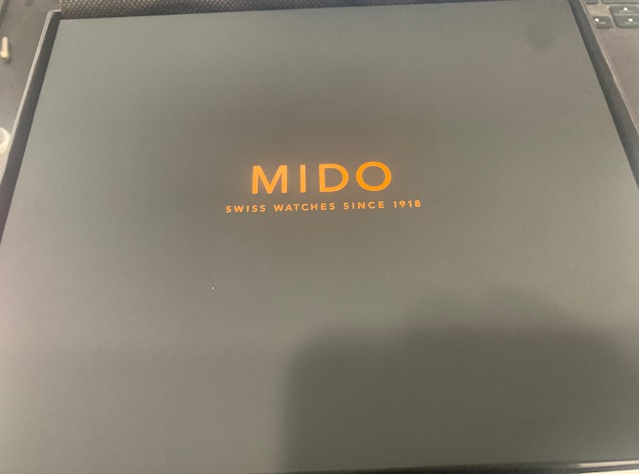 Pre-owned Mido Limited Edition Swiss Automatic Rainflower Black Fabric Strap Watch34mm