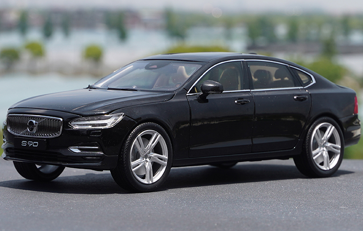 ディーラー特注　volvo s90 1/43 モデルカー Volvo S90 1998 Dark Purple (Diecast Car) - HobbySearch