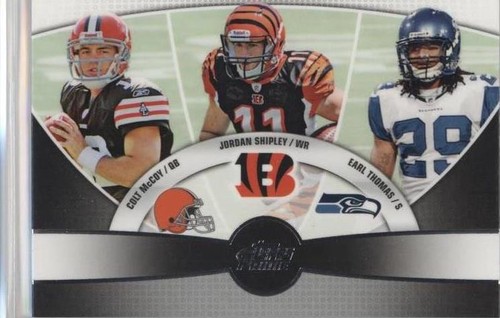 2010 Topps Prime Colt McCoy Earl Thomas III Jordan Shipley #3Q-8