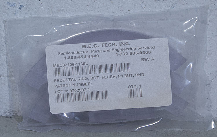 NEW M.E.C. Tech MEC83106-1139L Flush Press Bottom Pedestal Ring Set Assembly