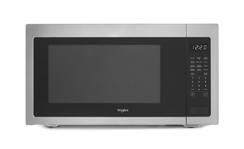 Whirlpool 2.2-cu ft 1200-Watt Countertop Microwave (Stainless Steel)