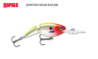 RAPALA JOINTED SHAD RAP JSR-7 col CLS CLOWN SILVER SPINNING BLACK BASS