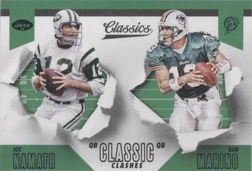 2018 Panini Classics Dan Marino Joe Namath #10