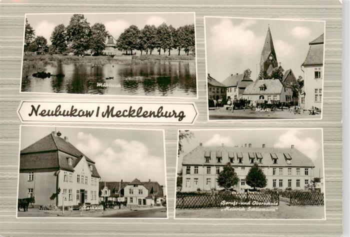 73924196 Neubukow Muehlteich Markt Rathaus Berufs Und Oberschule Heinrich Schlie