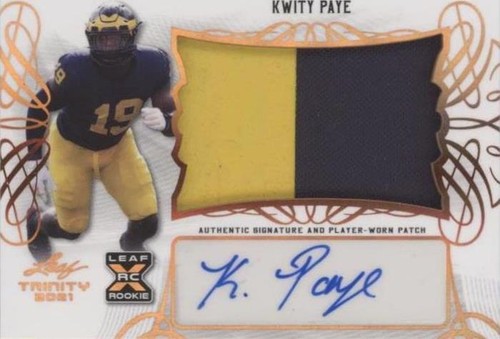 2021 Leaf Trinity Kwity Paye #PA-KP2