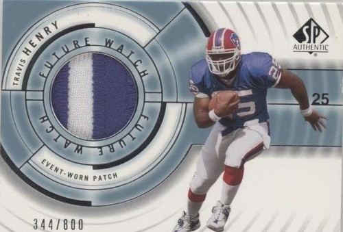 2001 SP Authentic Travis Henry #99