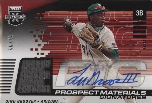 2023 Panini Elite Extra Edition - Gino Groover #EMS-GG