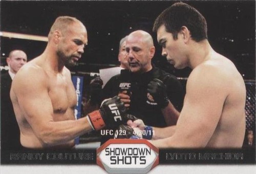 2011 Topps UFC Moment of Truth - Lyoto Machida Randy Couture #SS-CM
