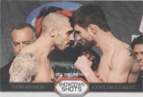 2011 Topps UFC Moment of Truth - Carlos Condit Dan Hardy #SS-HC
