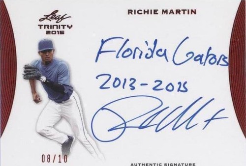 2015 Leaf Trinity - Richie Martin #A-RM1