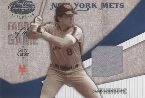 2004 Leaf Certified Materials - Gary Carter #FG-163