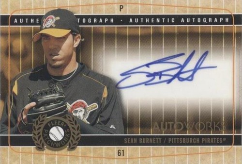 2005 Fleer Patchworks - Sean Burnett #AW-SB