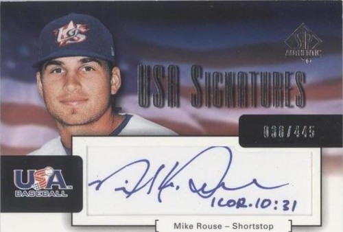 2004 SP Authentic - Mike Rouse #USA-18