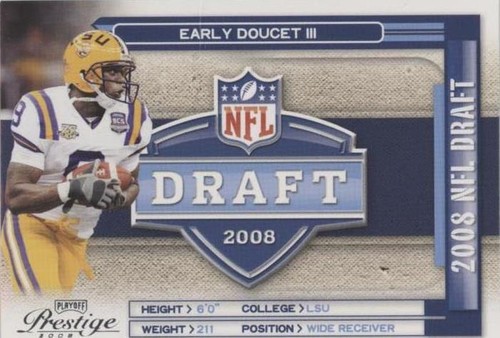 2008 Prestige Early Doucet #NFL-18