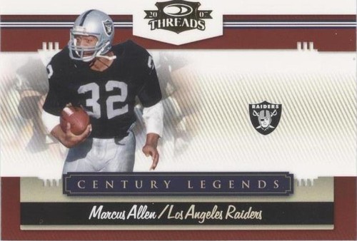2007 Donruss Threads Marcus Allen #CL-13