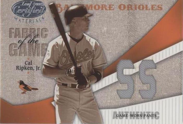 Materiales certificados Leaf 2004 - Cal Ripken #FG-155