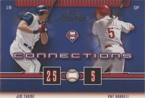 2003 Playoff Prestige - Jim Thome Pat Burrell #C-50