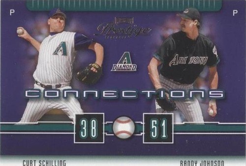 2003 Playoff Prestige - Curt Schilling Randy Johnson #C-3