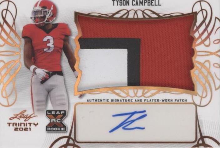 2021 Leaf Trinity Tyson Campbell #PA-TC1