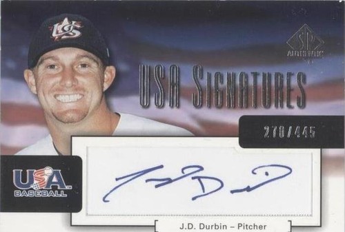 2004 SP Authentic - J.D. Durbin #USA-5