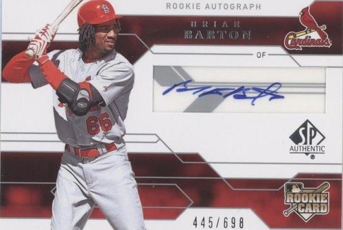 2008 SP Authentic - Brian Barton #105